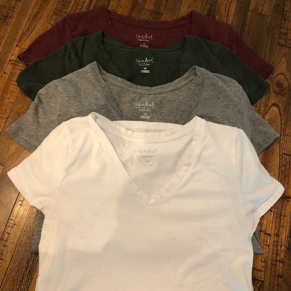 Maternity V-neck T-shirt
